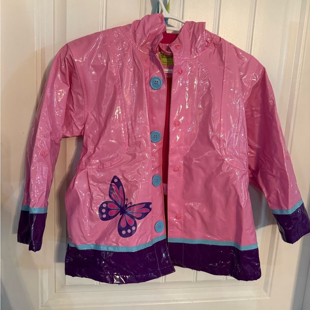 Western Chief Pink and Purple Kids Raincoat